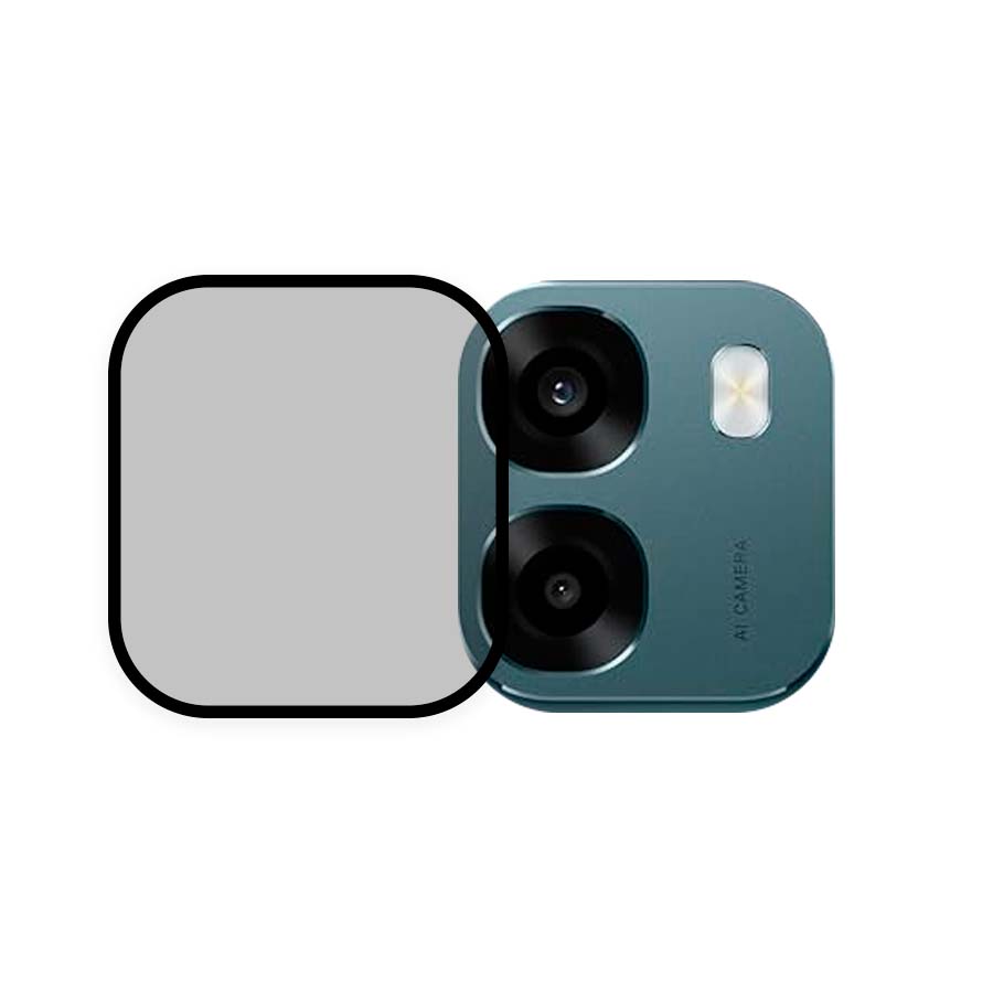 Protection d'objectif métallisée pour Oppo A6