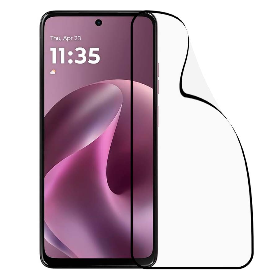 Verre trempé intégral incassable pour Motorola Moto G17