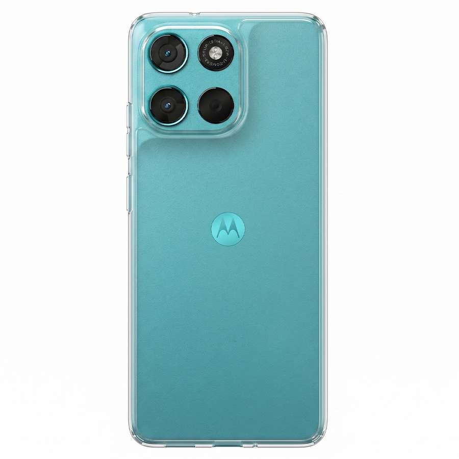 Coque en silicone transparent pour Motorola Moto G57
