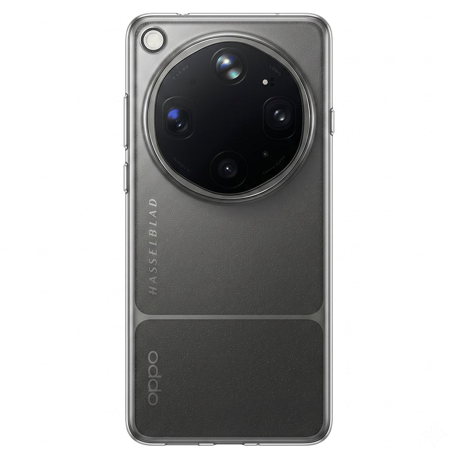 Housse en silicone transparente pour Oppo Find X9 Ultra