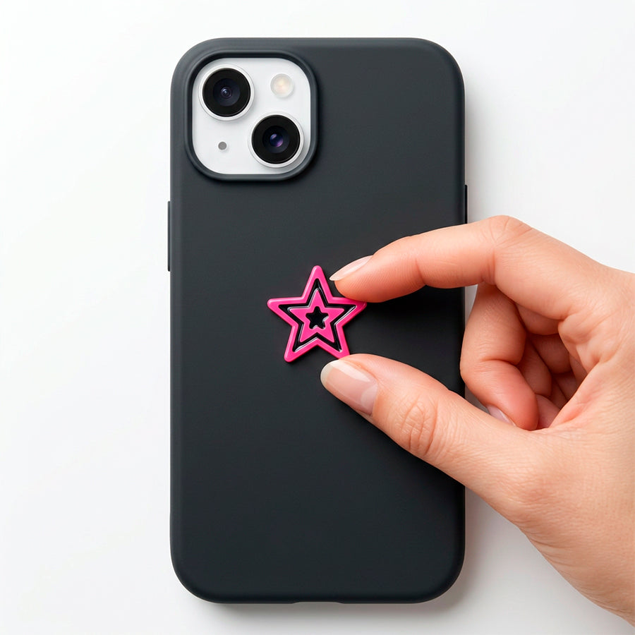 Sticker Customize - Pink Star