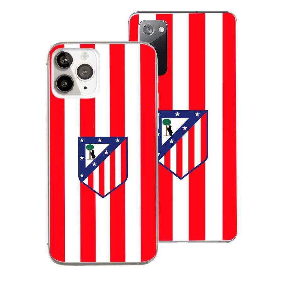 Coque Officielle Atlético De Madrid - Écusson et Rayures