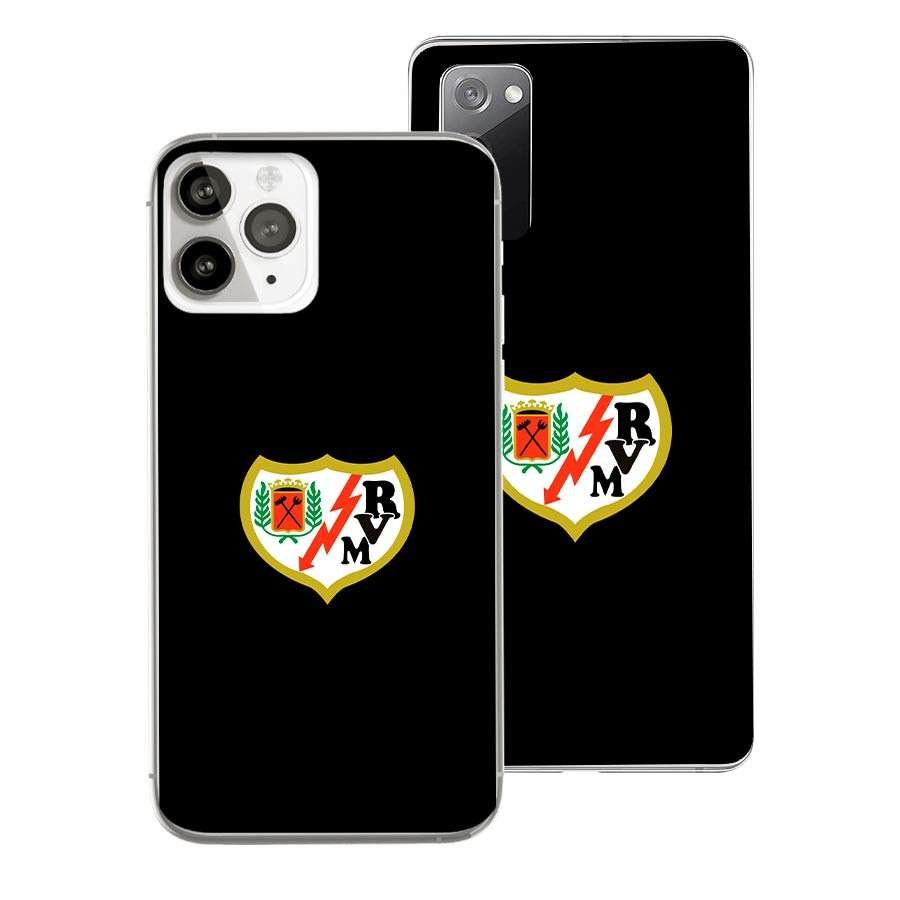 Coque Officielle Rayo Vallecano - Blason Fond Noir