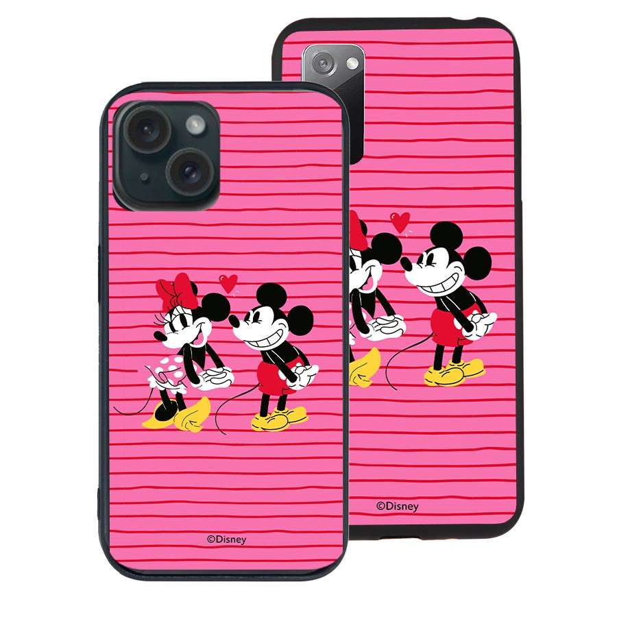 Funda oficial Disney Classic Romance con Mickey y Minnie para móvil - Vista frontal