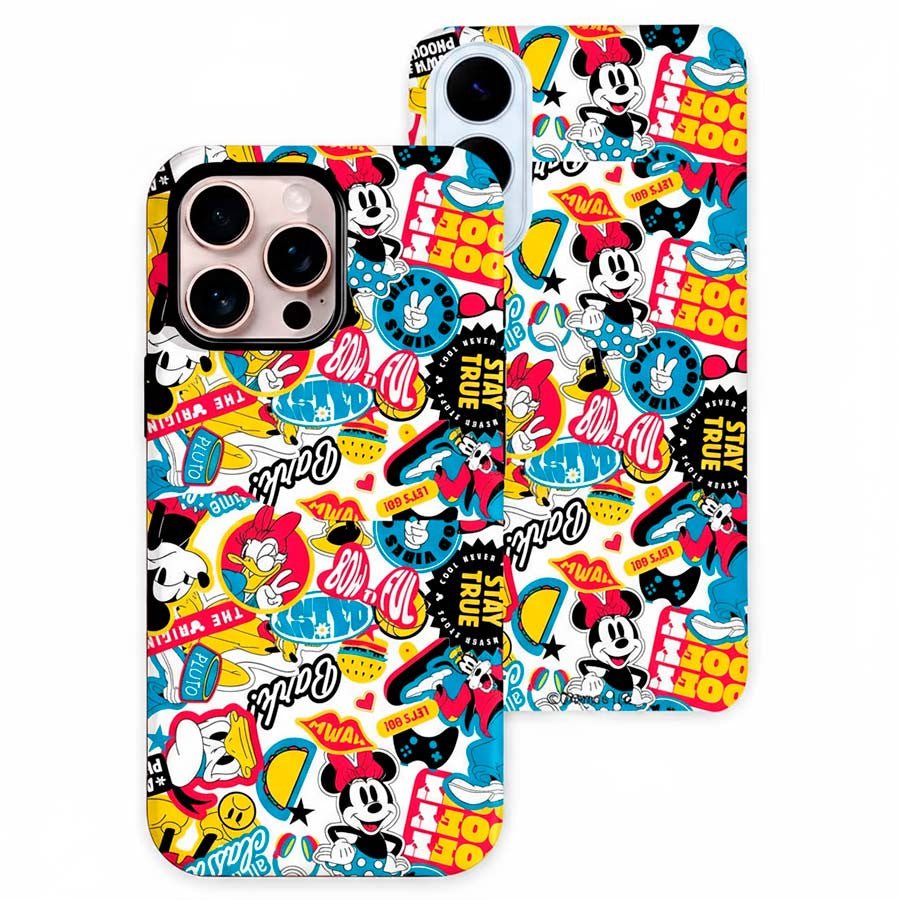 Funda oficial Disney Minnie Mouse Retro - Detalle del diseño Minnie
