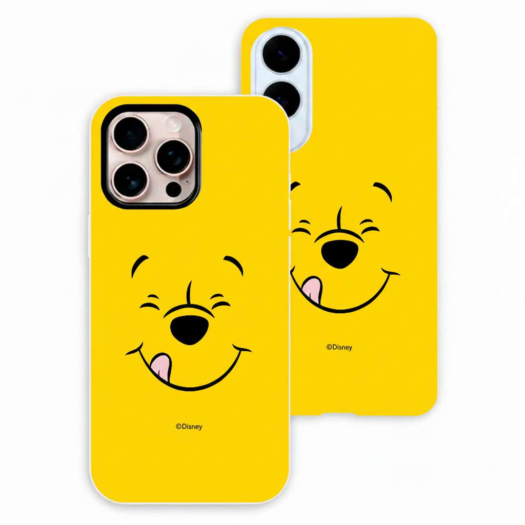 Coque rigide officielle Winnie l'Ourson - Happy Pooh Face
