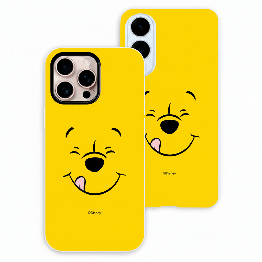 Coque rigide officielle Winnie l'Ourson - Happy Pooh Face