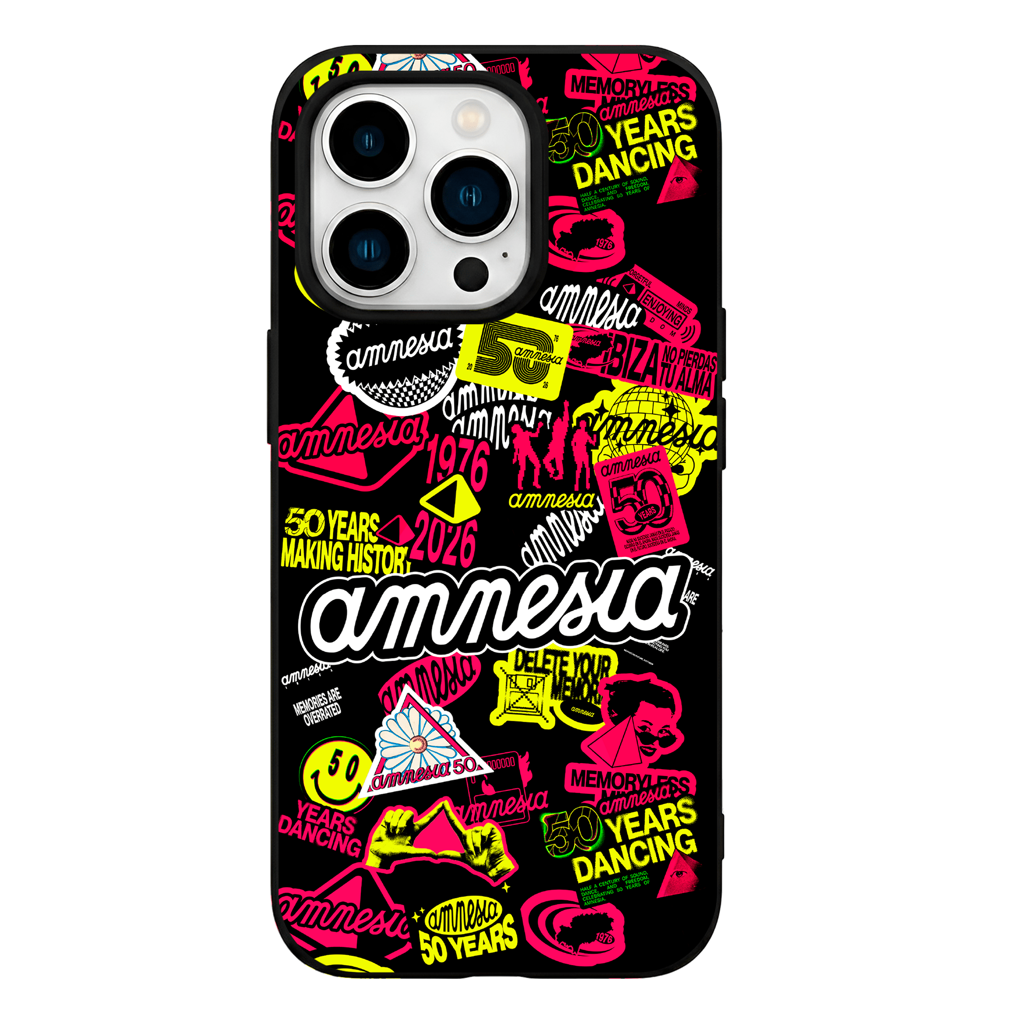 Funda Glass Oficial Amnesia - Icons