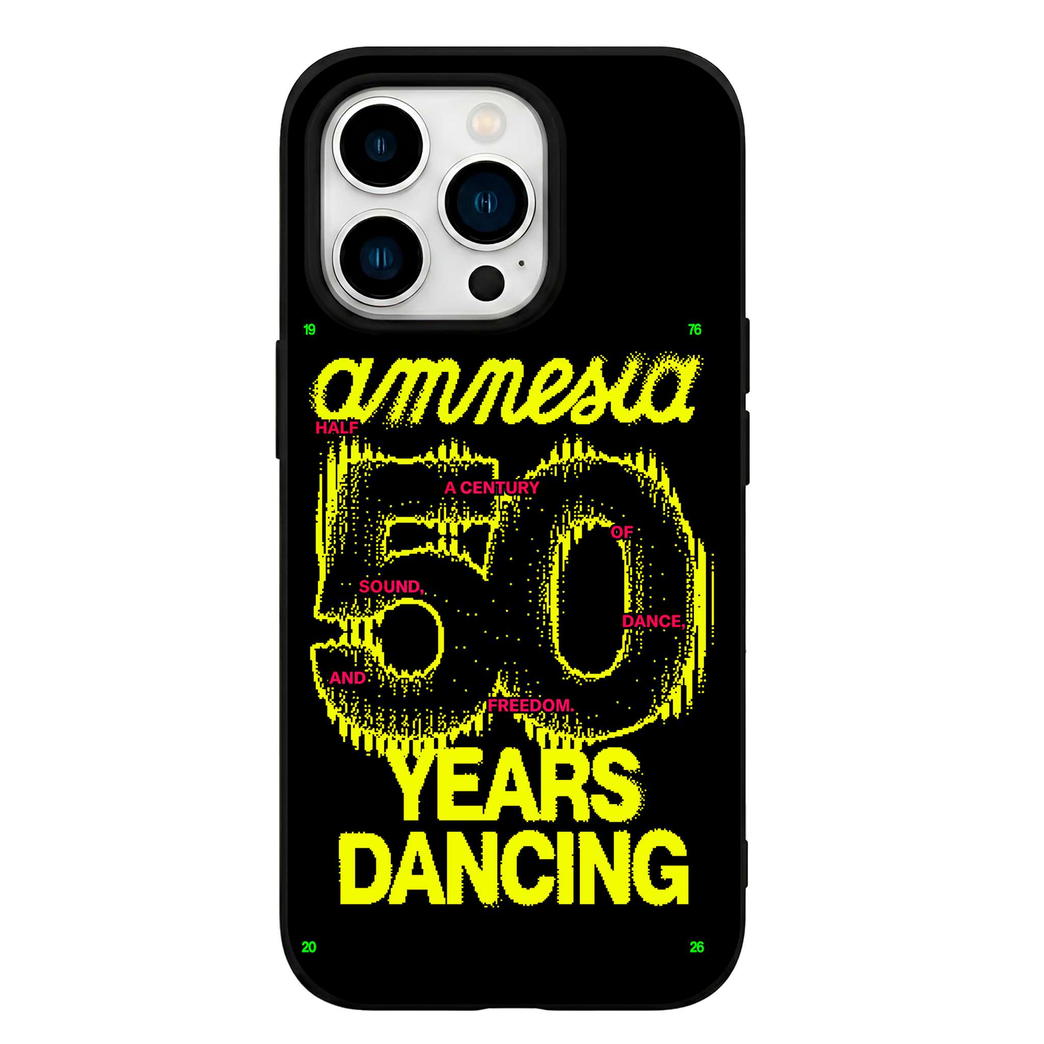 Funda Glass Oficial Amnesia - 50 Years Dancing