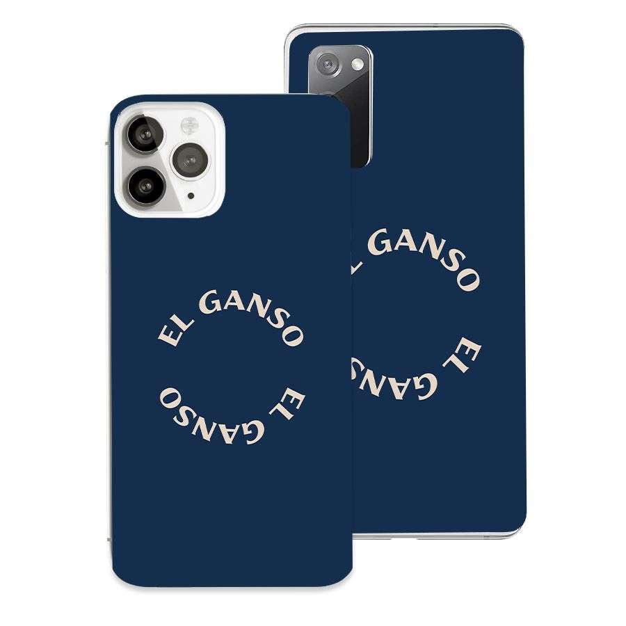 Coque Officielle El Ganso - Logo Fond Bleu