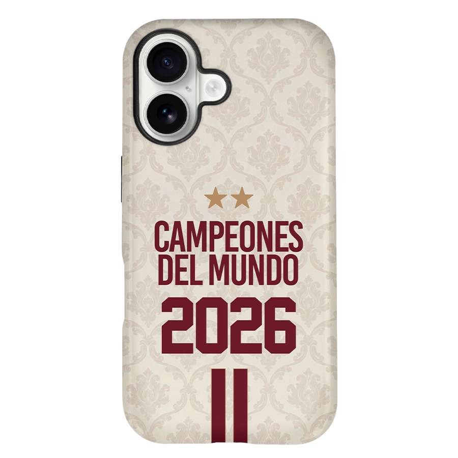 Funda Tough España Mundial - Campeones Blanca