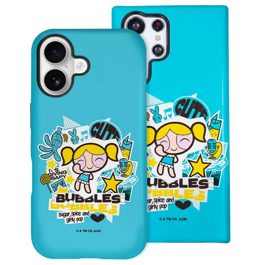 Funda Tough Las Supernenas Burbuja (Bubbles) diseño Pack - Vista frontal