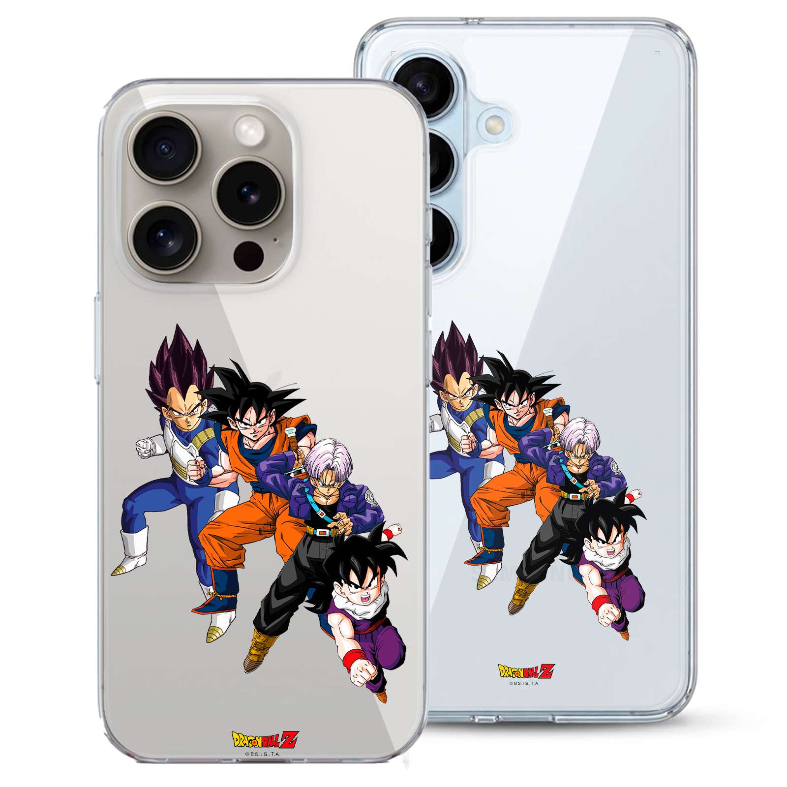 Funda oficial Dragon Ball Z Padres e Hijos Goku y Gohan para móvil
