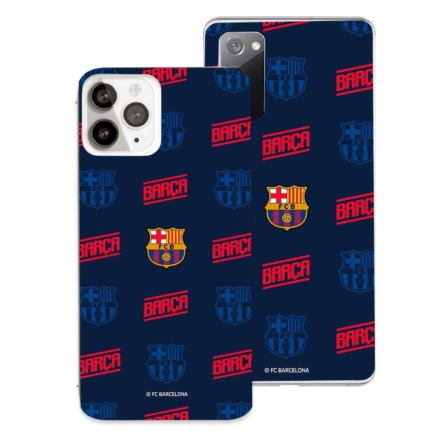 Housse Officielle Barcelone - Motif Fond Noir